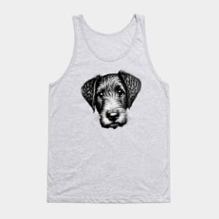 Airedale Terrier Puppy Tank Top